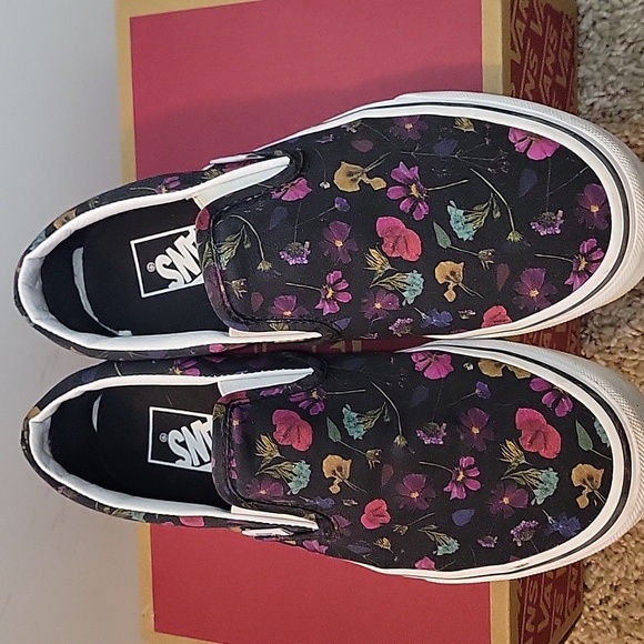 Vans Pressed Floral sz 8 women 6.5 men - Picture 3 of 5